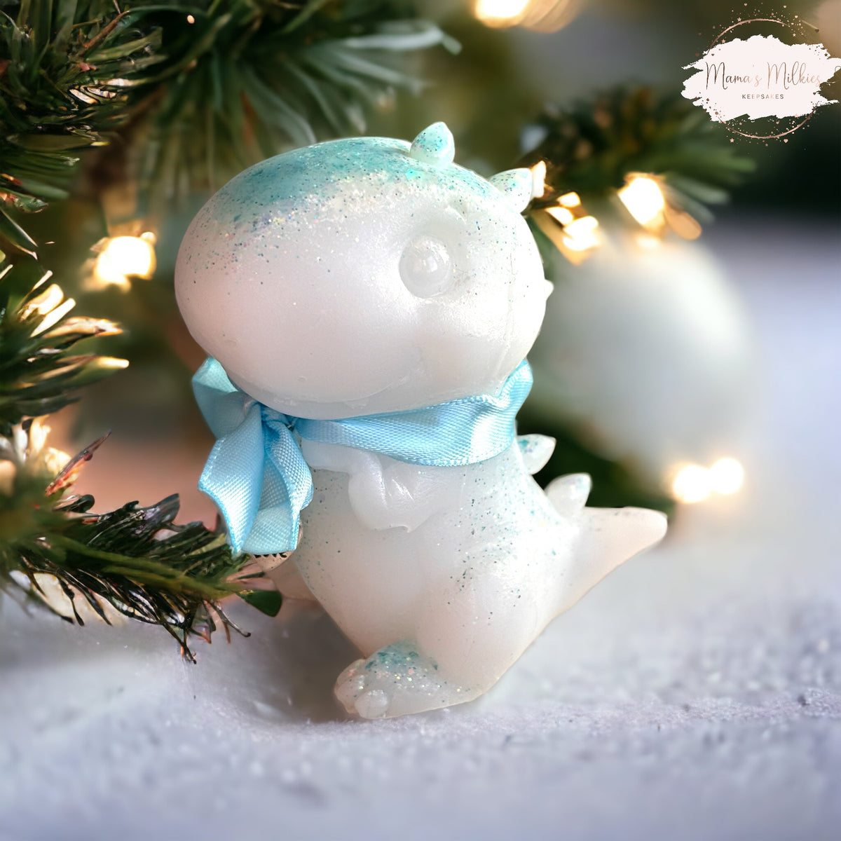 Baby Dino breastmilk keepsake