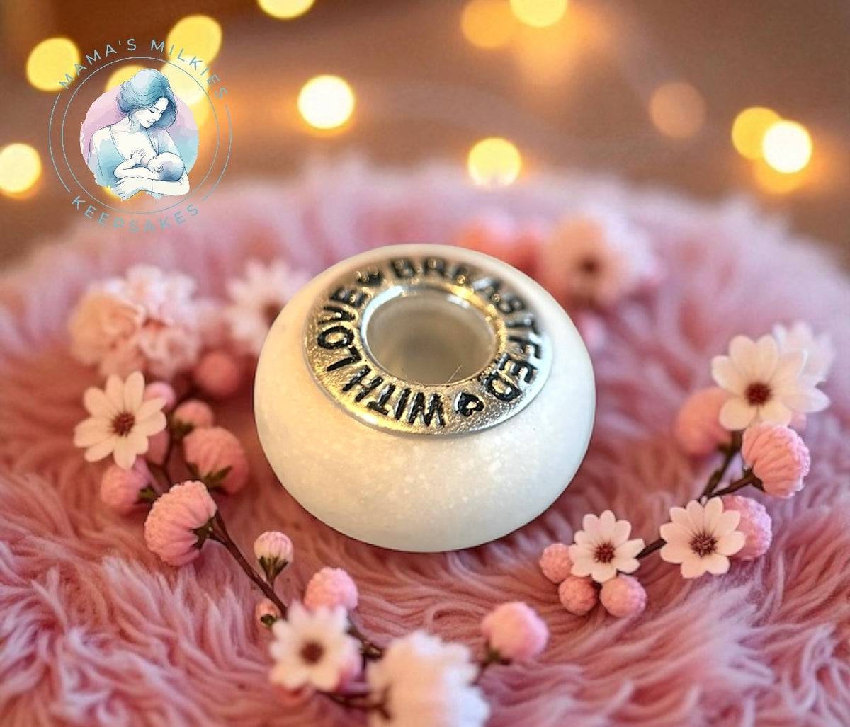 Breastmilk Keepsake charm - 'pandora' style